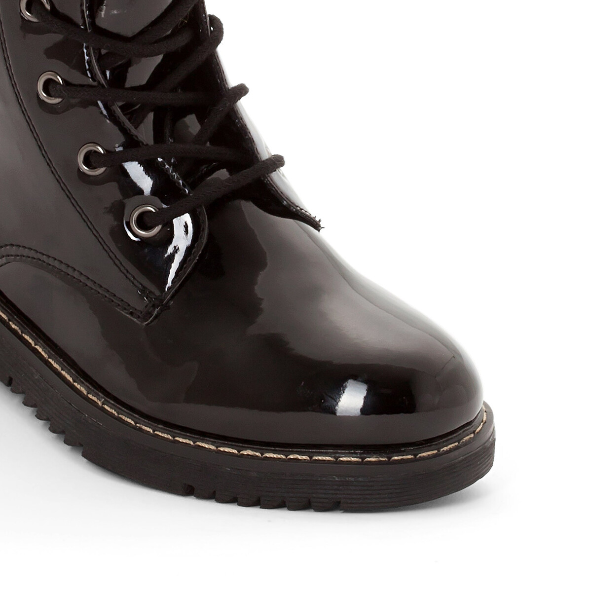 La Redoute Collections Big Girls Patent Ankle Boots Other Size 36 La Redoute Collections Big Girls Patent Ankle Boots Other Size 36